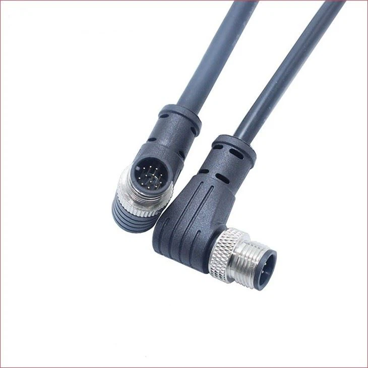 M12 RA Connector Cable