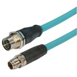 M12 X код 8P мъжки към женски